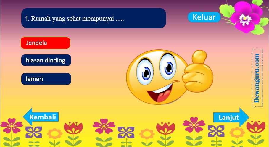 Soal IPA Kelas 1 SD/MI format PowerPoint Slide Show » Dewanguru.com